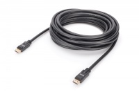 Digitus kaabel Displayport Connection Cable with Amplifier 10m UHD 4K DP1.2 CE must