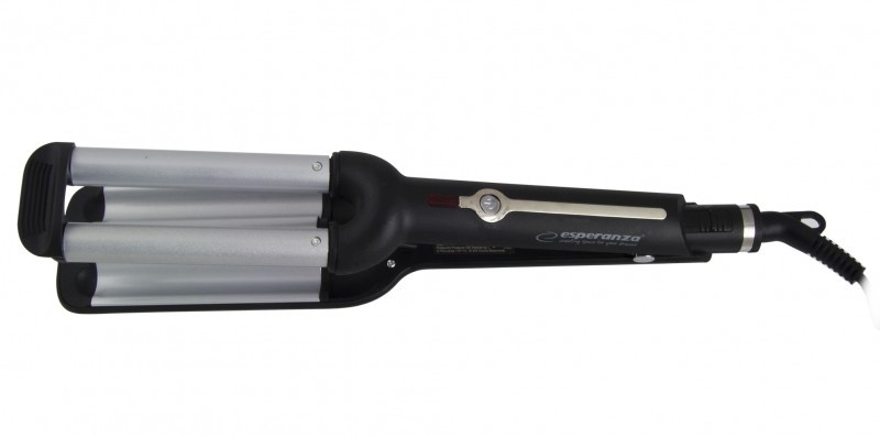Esperanza lokitangid EBL013 Hair Curler, must/hõbedane