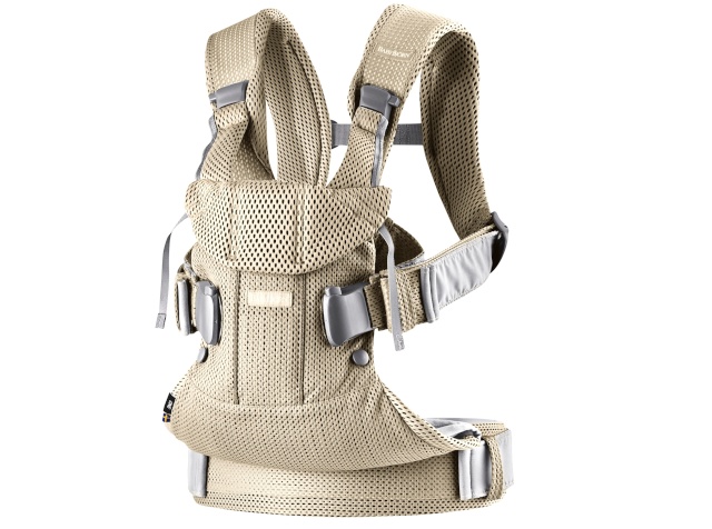 BabyBjörn kandekott One Air, hall beež 3D võrk