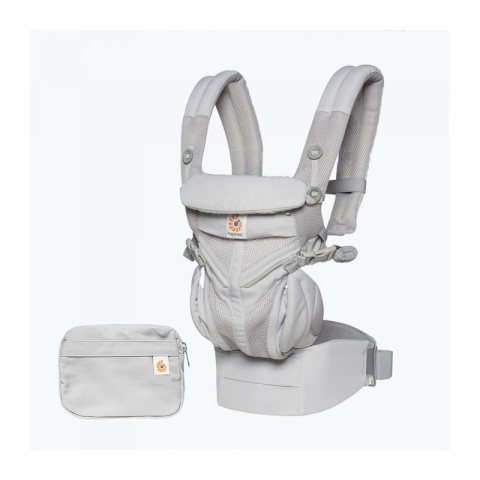 Ergobaby kandekott Omni 360 Cool Air Mesh Pearl Grey, hall