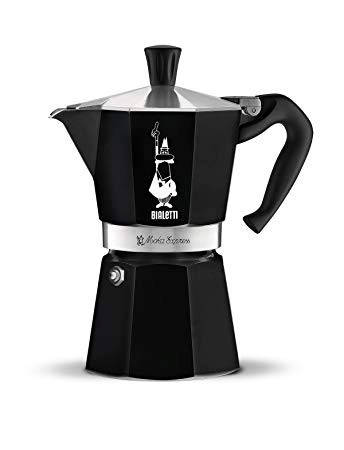 Bialetti espressokann Moka Express 6 tassile must