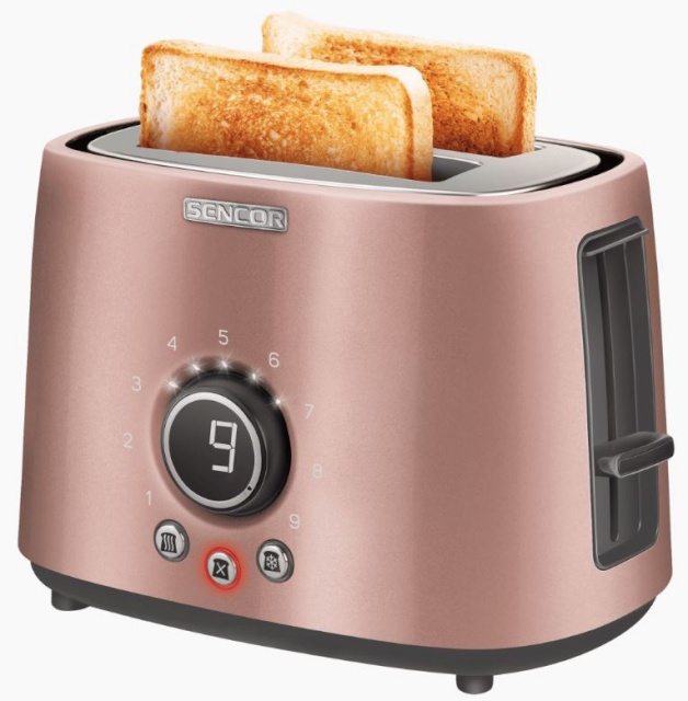 Sencor röster STS6055RS Electric Toaster, roosa kuld