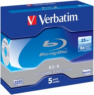 Verbatim toorikud BD-R Blu-Ray 25GB 6x (5tk)