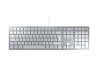 Cherry klaviatuur Kc 6000 Slim hõbedane, DE (QWERTZ)