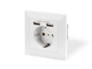 Digitus kaabel Steckdose Mit 2 USB-ports