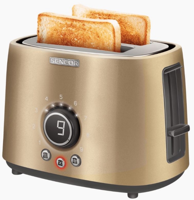 Sencor röster STS6057CH Electric Toaster, kuldne