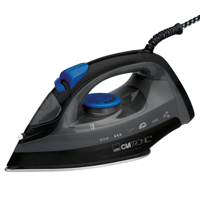 Clatronic aurutriikraud DB 3703 Steam Iron, must/sinine