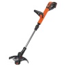 Black+Decker trimmer STC1820PCB Cordless Grass Trimmer, 18V, oranž/must