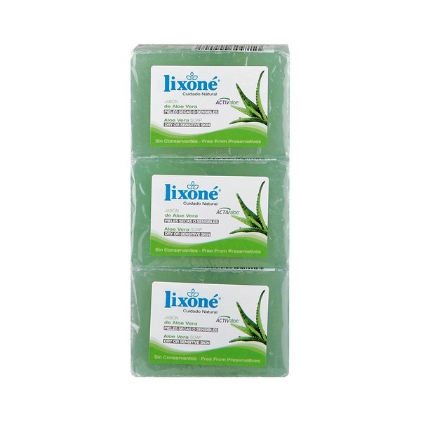 Lixoné naturaalne glütseriiniga seep Aloe Vera (3tk)