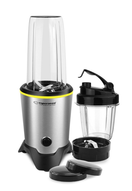 Esperanza blender MASTER EKM028 (1000W; must/hõbedane)