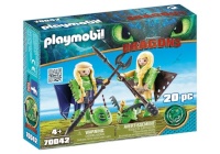 Playmobil klotsid Dragons Ruffnut & Tuffnut With Flight Suit 70042