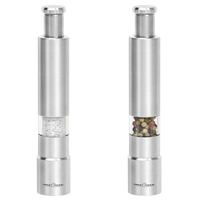 Bomann soola- ja pipraveski PCPSM1160 2tk, hõbedane