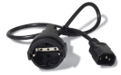 APC voolukaabel Power Cord, C14 -CEE 7/7 Schuko, 0.6m