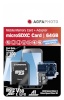 AgfaPhoto mälukaart microSDXC UHS-I 64GB High Speed C 10 U3 V30 + Adapter