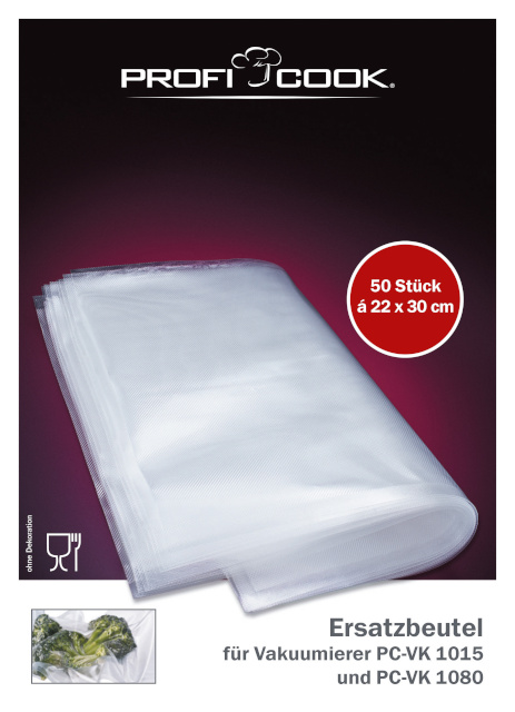 ProfiCook vaakumkotid PCVK1015EBS 50tk 22x30 cm