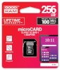 Goodram mälukaart microSDXC 256GB CL10 UHS-I + adapter