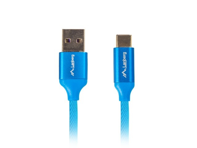 Lanberg kaabel USB Cable CM - AM 2.0; 1,8m sinine Premium