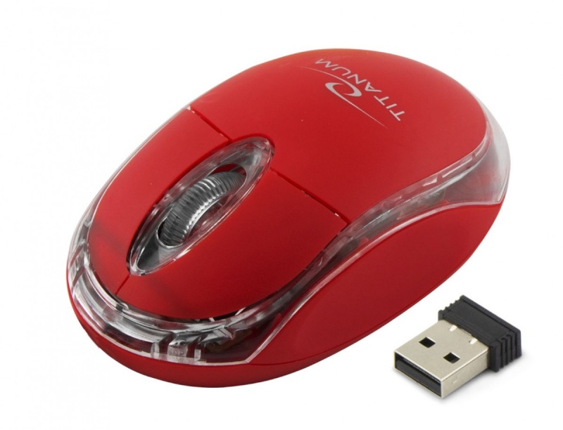 Esperanza hiir Wireless Mouse CONDOR, 3D, 2.4GHz, TM120R punane