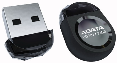 A-Data mälupulk Miniature AUD310 32GB must USB 2.0