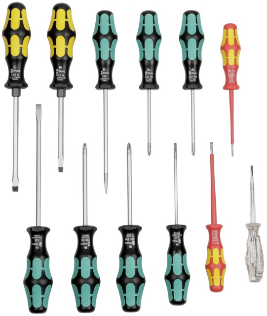 WERA kruvikeerajate kmpl Kraftform XXL Screwdiver Set