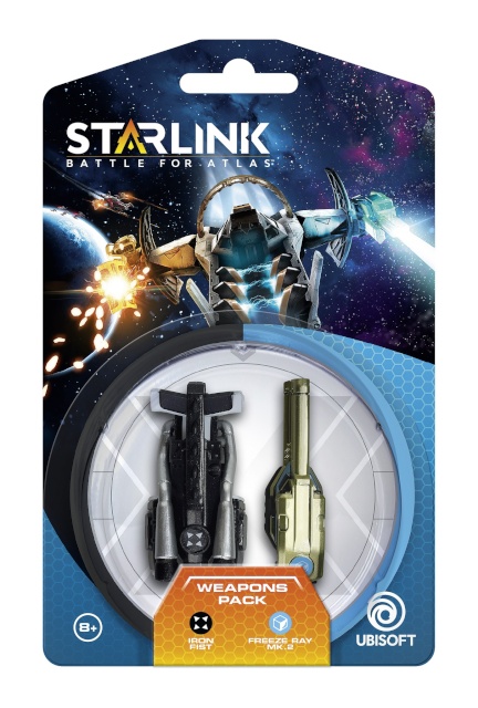 Starlink mängutegelane Weapon Pack Iron Fist & Freeze Ray