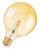 Osram LED pirn Vintage 1906 Clear Globe125 Filament Gold Non-Dim 7.5W/825 E27