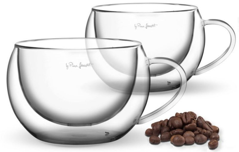 Lamart boorsilikaadist cappuccino tassid LT9012 VASO 2 tk