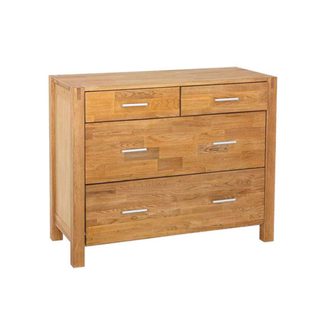 H4Y Kummut CHICAGO NEW 4 sahtliga, 105x45xH84cm, puit: tammespoon, värvus: naturaalne