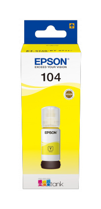 Epson tindikassett 104 Ecotank kollane Ink Bottle
