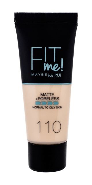 Maybelline jumestuskreem Fit Me! Matte + Poreless 30ml, 110 Porcelain, naistele