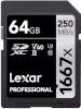 Lexar mälukaart SDXC 64GB Pro 1667x U3 V60 250MB/s