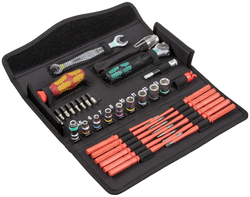 WERA kruvikeerajate komplekt Kraftform Kompakt W1 Maintenance Set 35 parts
