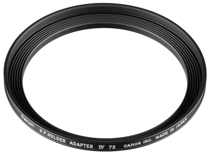 Canon filter adapter for gelatin holder 72mm IV