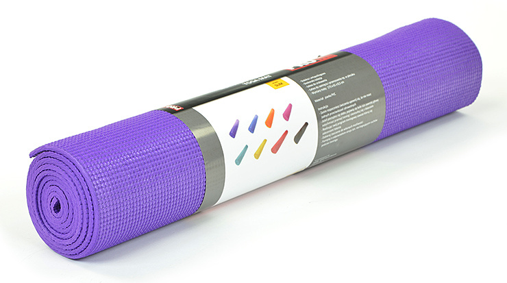 PROfit joogamatt Slim 173x61x0,5cm, violetne DK 2203
