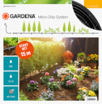 Gardena tilgutusvoolik 13010-20 Micro-Drip-System Starter Set for Planting Rows S, must
