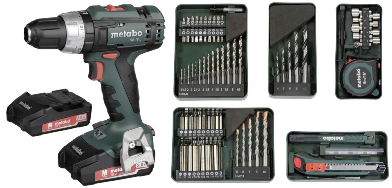 Metabo akulööktrell Metabo SB 18 Li ToolBox Cordless Combi Drill
