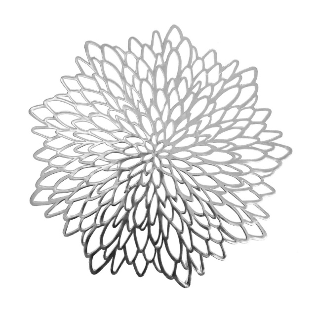 Lauamatt FIORE, D38cm, hõbedane