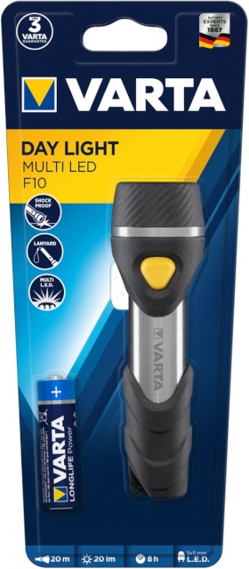 Varta taskulamp Day Light Multi LED F10 Torch with 5 x 5mm LEDs