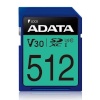 ADATA mälukaart 512GB Premier Pro SDXC UHS-I U3 Class10 (V30S), R/W up to 100/80 MB/s