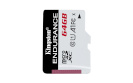 Kingston mälukaart 64GB microSDXC Endurance 95R/30W C10 A1 UHS-I Only