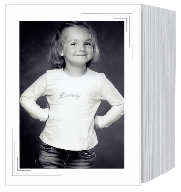 Daiber fotovoldik 1x125 Endless Leporellos 13x18 Chromolux valge 20113