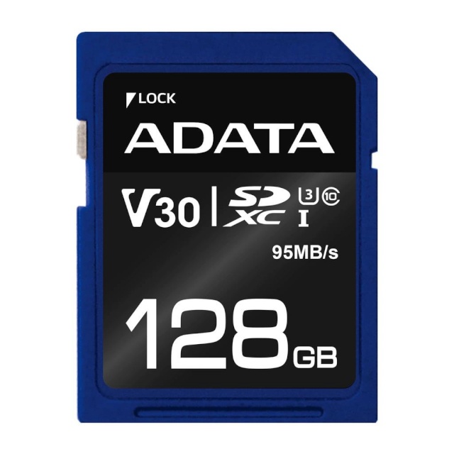 ADATA mälukaart Premier Pro SDXC UHS-I U3 128GB 95/60 MB/s