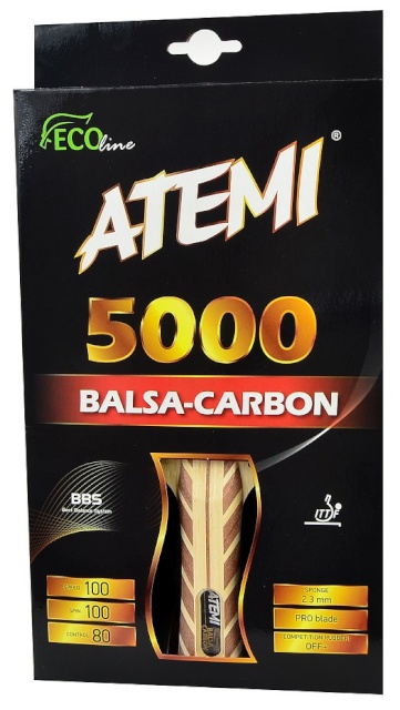 Atemi lauatennise reket 5000 Balsa Carbon Concave