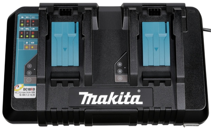 Makita akulaadija DC18RD Dual Port Charger (2 akule)