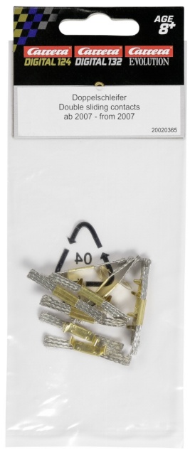 Carrera Double sliding contacts (10) from 2007 20020365