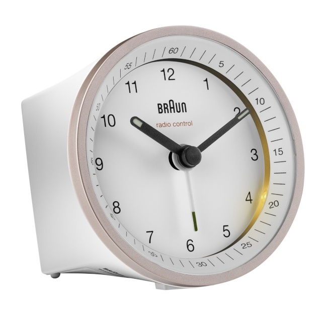 Braun äratuskell BC 07 PW-DCF roosa/valge