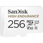 SanDisk mälukaart microSDXC High Endurance 256GB Class 10 U3, V30 + adapter