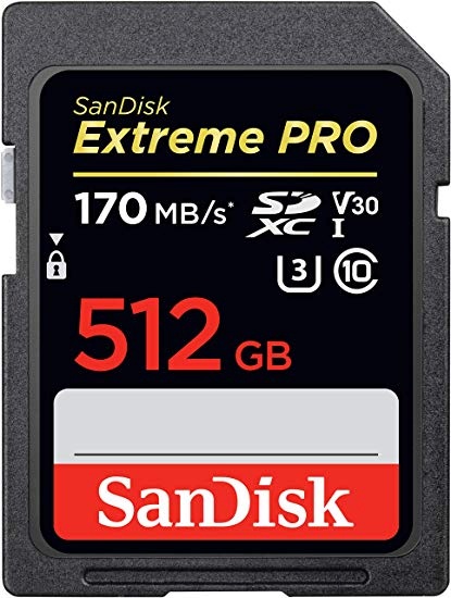 Sandisk mälukaart SDHC Extreme Pro 512GB 170MB/s V30 UHS-I U3