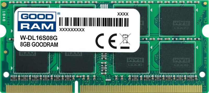 Goodram mälu GOODRAM DDR3 SO-DIMM 8GB 1600MHz CL11 DELL