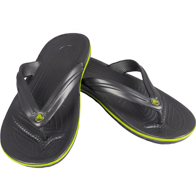 Crocs sandaalid Crocband Flip grafiit-roheline 11033 OA1 39-40